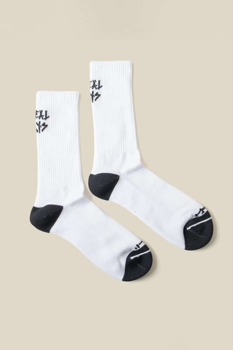 White Basic Socks