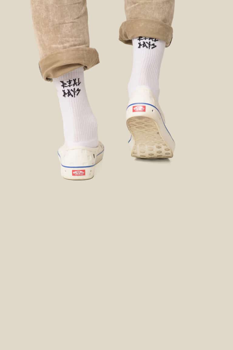 White Basic Socks