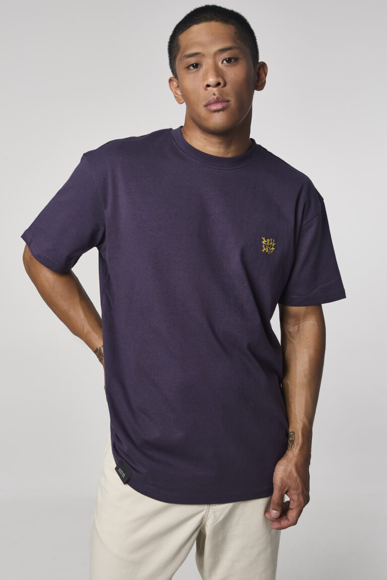 Midnight-Purple Basic Logo T-shirt