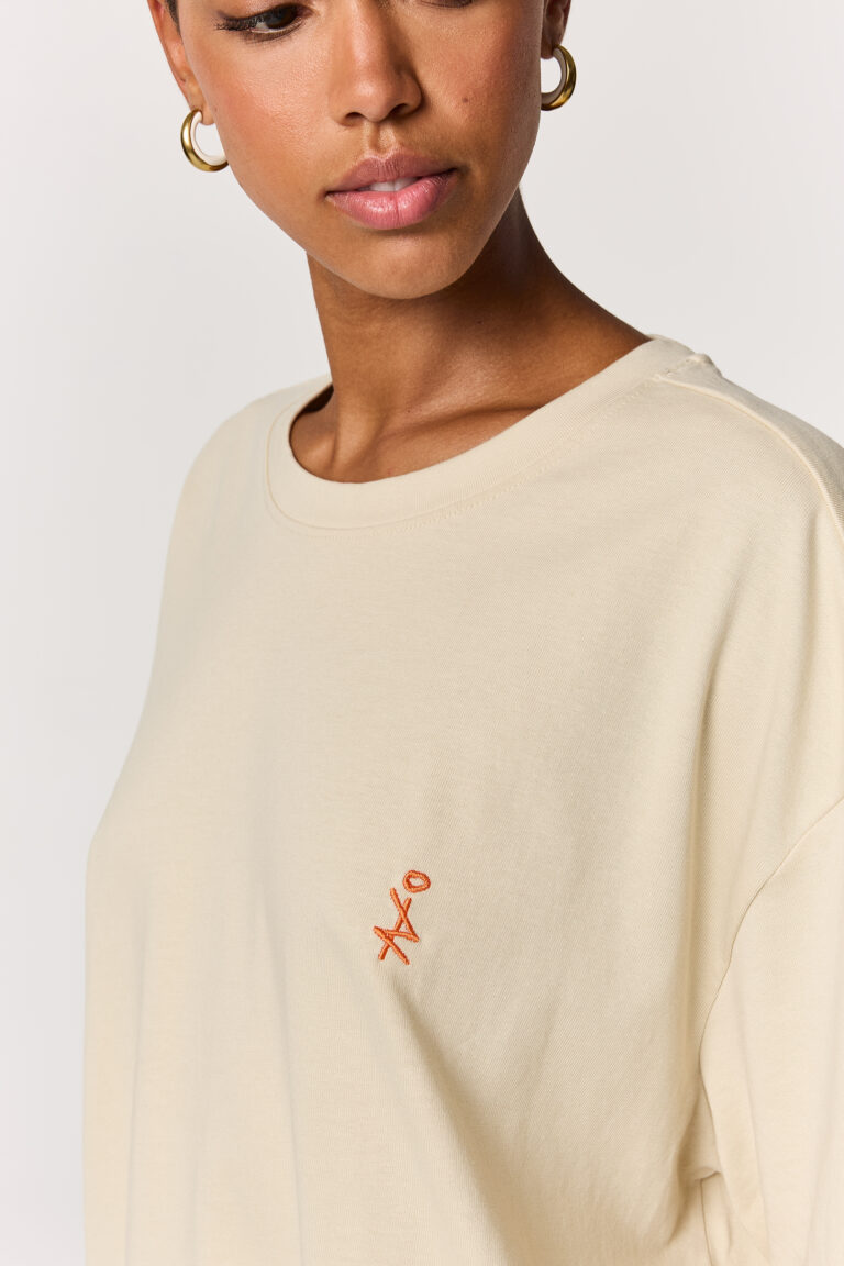 Beige Blooms T-shirt