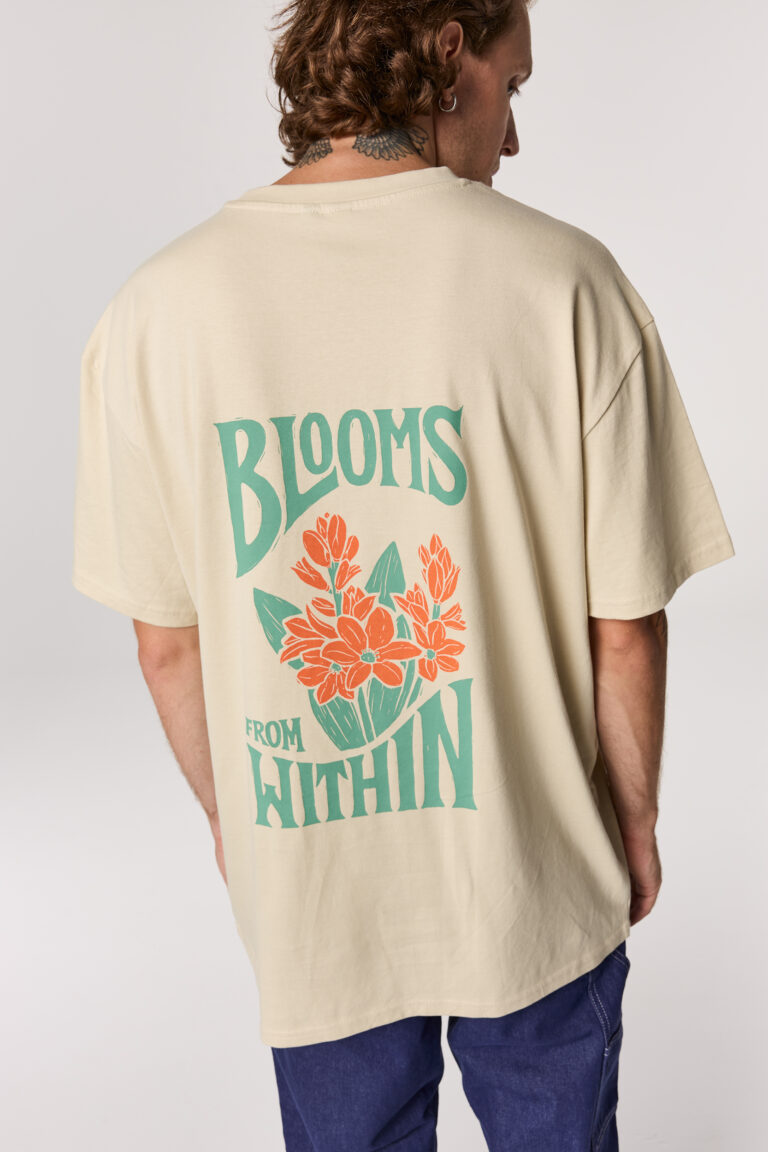 Beige Blooms T-shirt