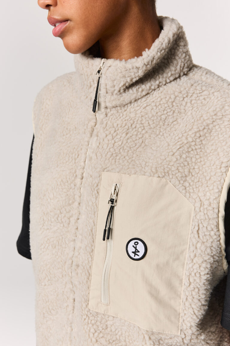Beige Sherpa Bodywarmer