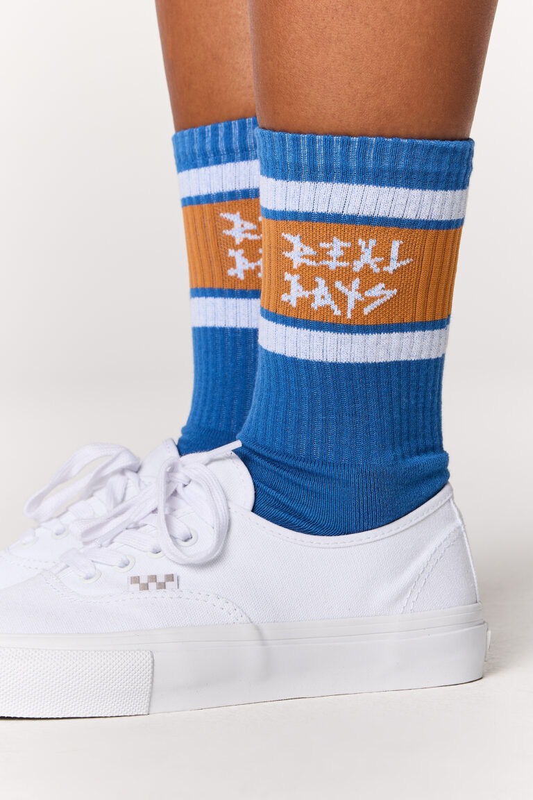 Blue Orange Socks