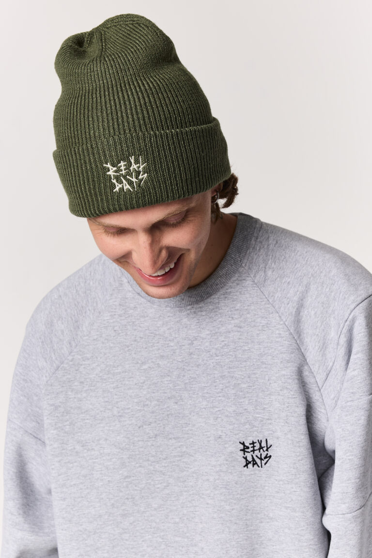 Khaki Logo Beanie