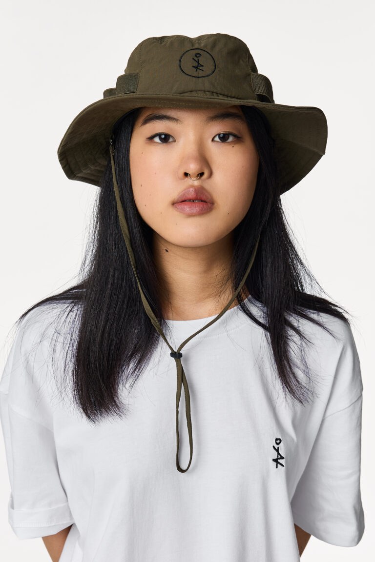 Khaki Basic Bucket Cap