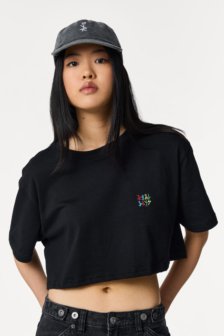 Black Acid Washed Cap