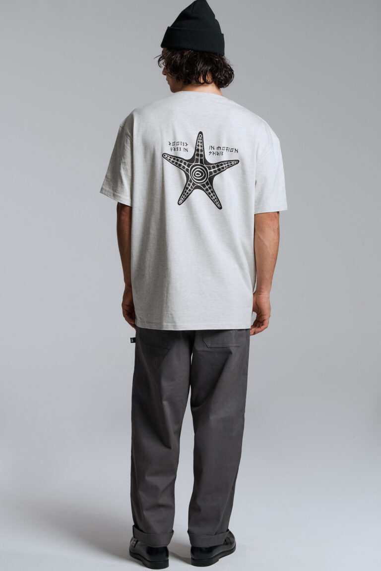 Light Gray Starfish T-shirt