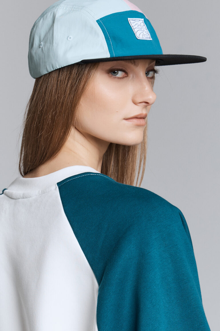 Multi Color 5 Panel Iconic Cap