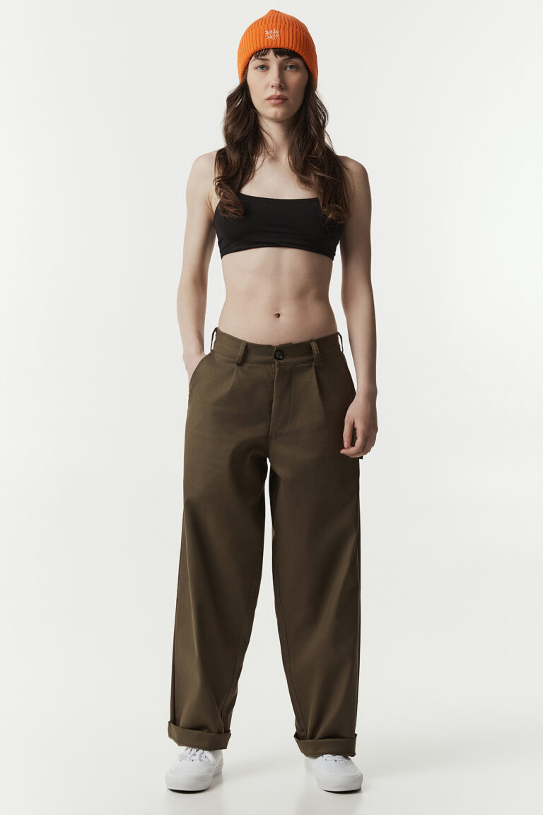 Olive Tailored Flow Pant