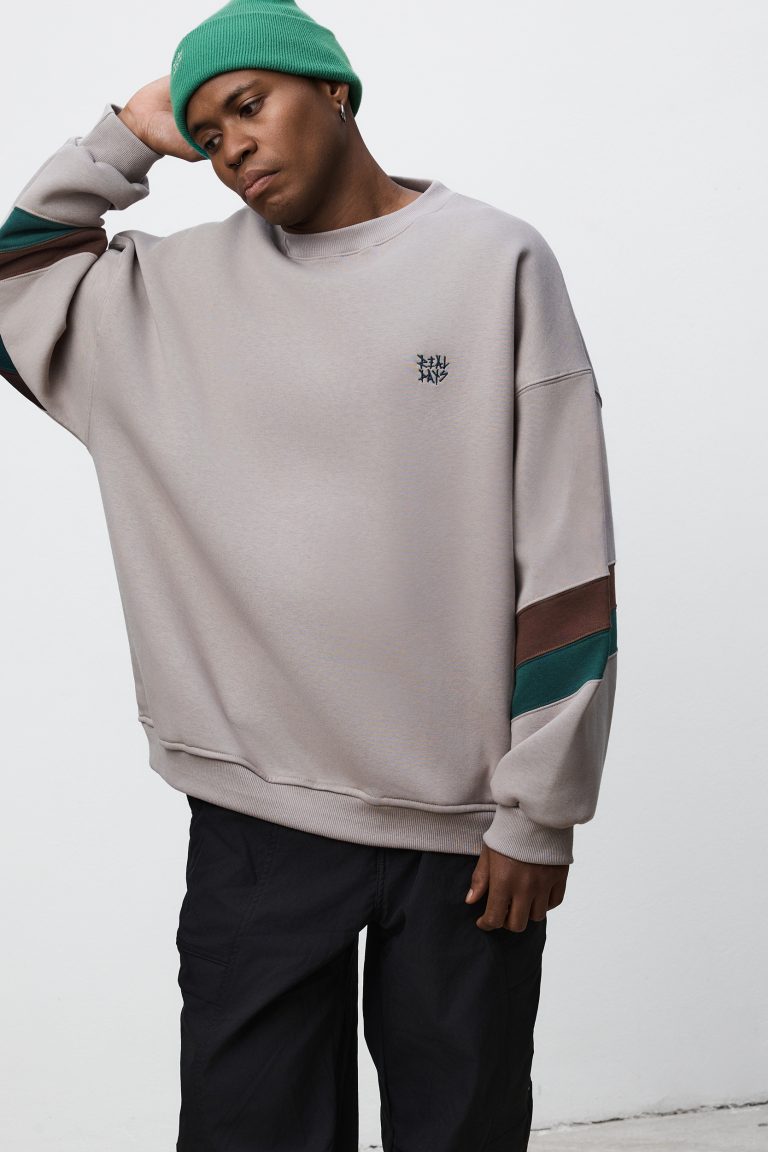 Grey Rock Oversized Crewneck