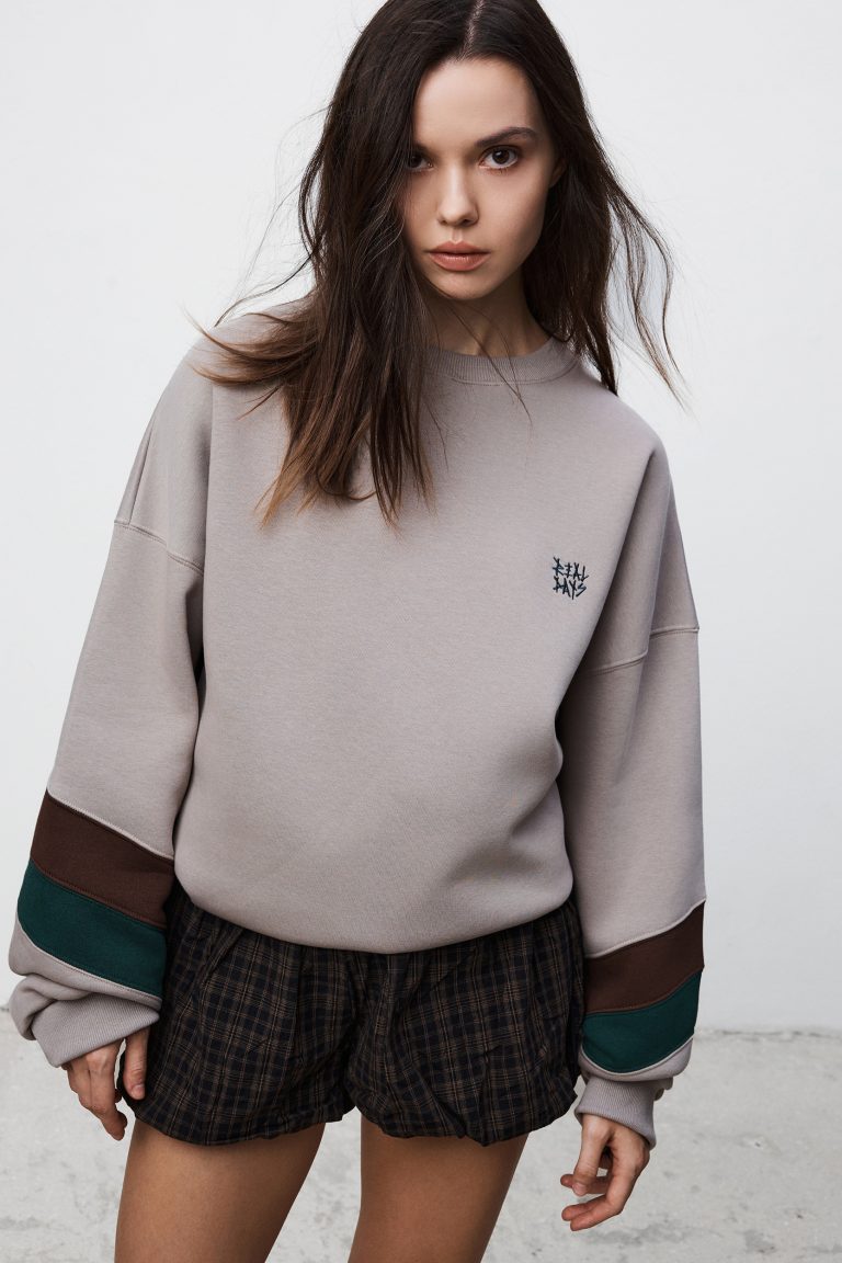 Grey Rock Oversized Crewneck